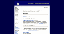 Desktop Screenshot of admiraltylawguide.com