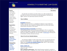 Tablet Screenshot of admiraltylawguide.com